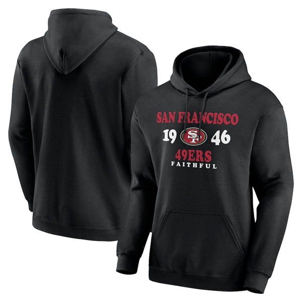 Men's Black San Francisco 49ers Fierce Competitor Pullover Hoodie